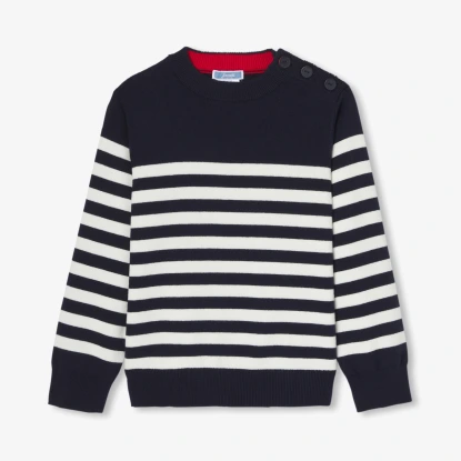 Pull marinière enfant garçon