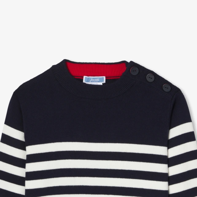 Pull marinière enfant garçon