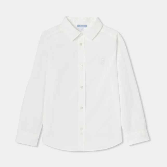 Chemise enfant garçon en coton Oxford