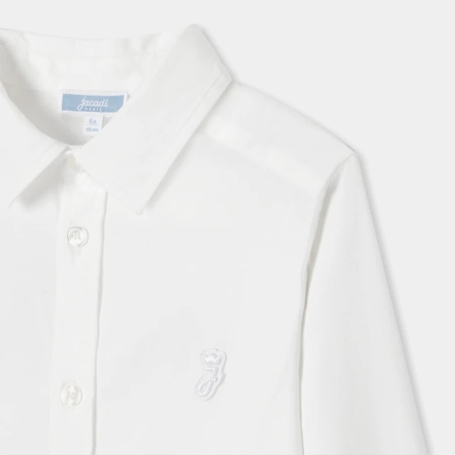 Chemise enfant garçon en coton Oxford
