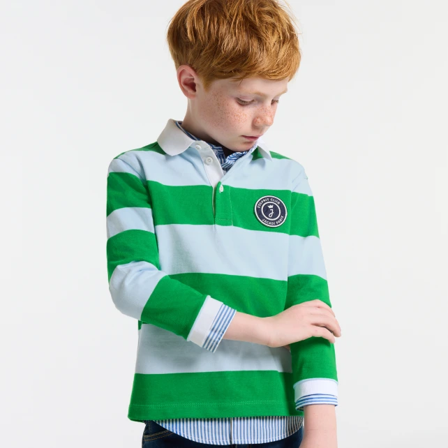 Polo enfant garçon en coton