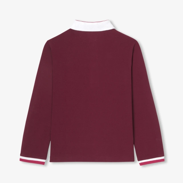 Polo enfant garçon en piqué de coton