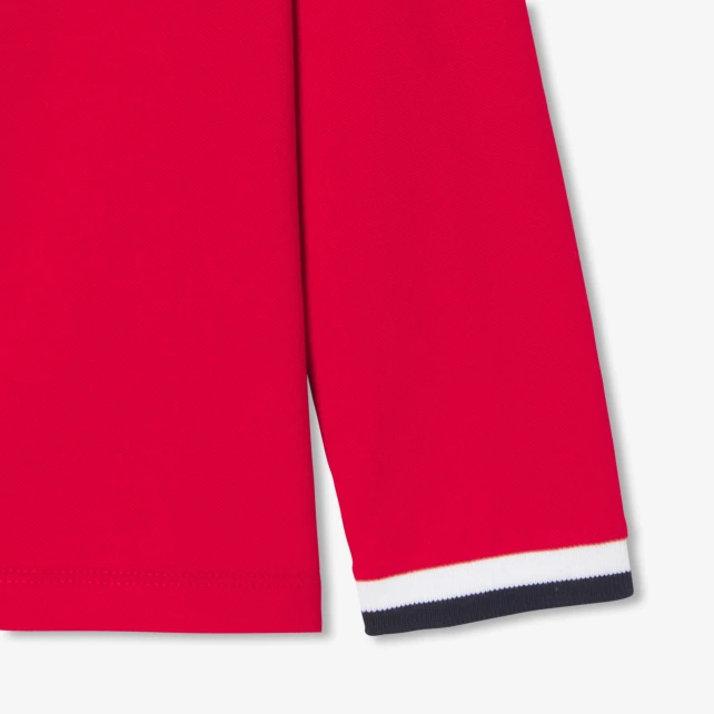 Polo enfant garçon en piqué de coton