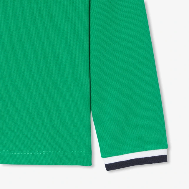 Polo enfant garçon en piqué de coton