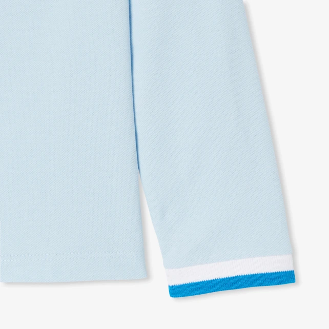 Polo enfant garçon en piqué de coton