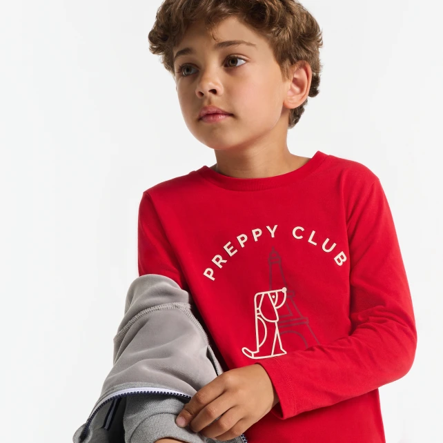 T-shirt enfant garçon manches longues