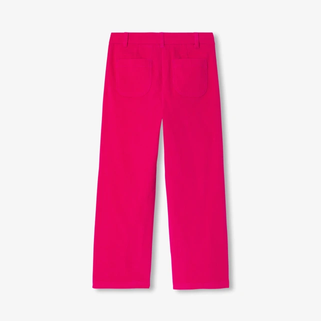 Pantalon enfant fille en velours milleraies