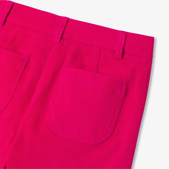 Pantalon enfant fille en velours milleraies