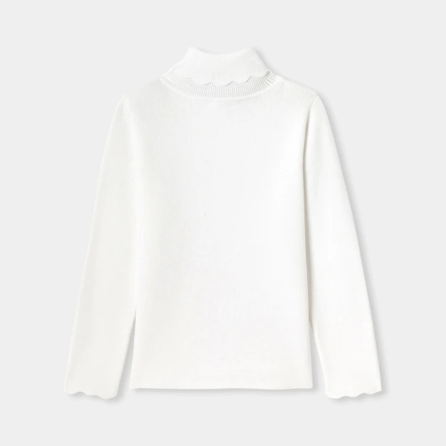 Pull col roulé enfant fille