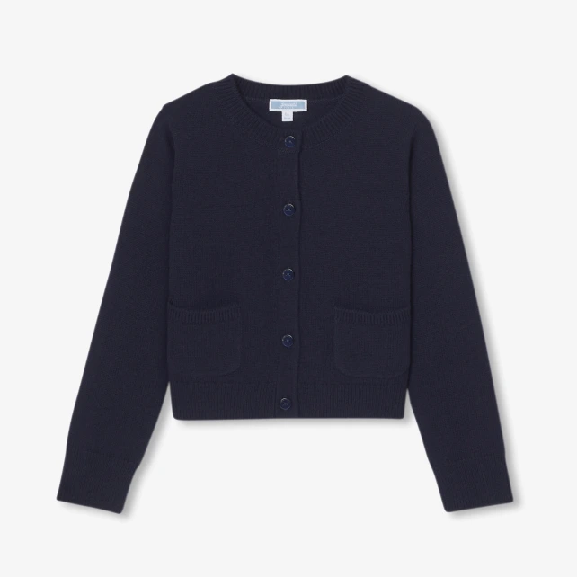 Cardigan enfant fille en laine et cachemire