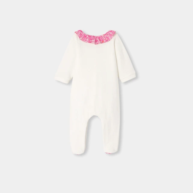 Pyjama bébé fille en velours