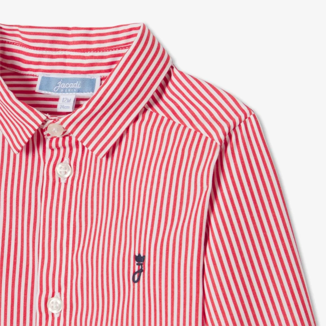 Chemise bébé garçon en popeline