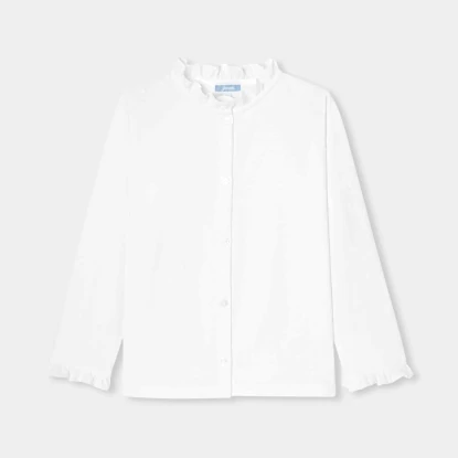 Blouse enfant fille en jersey de coton