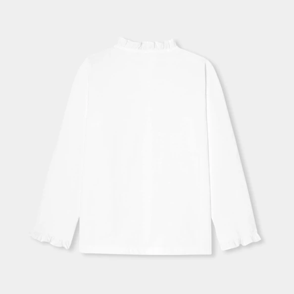 Blouse enfant fille en jersey de coton