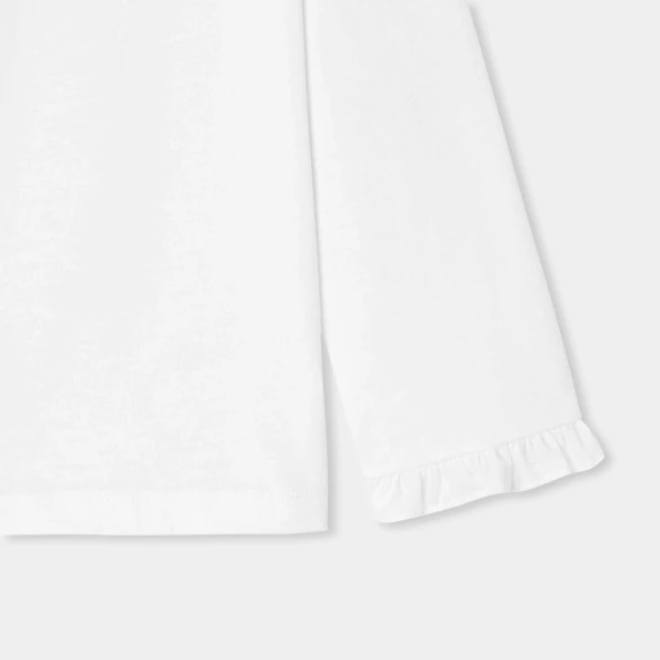 Blouse enfant fille en jersey de coton