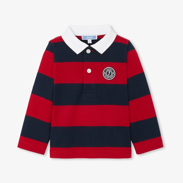 Polo bébé garçon manches longues