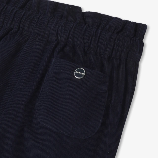 Pantalon bébé fille en velours milleraies