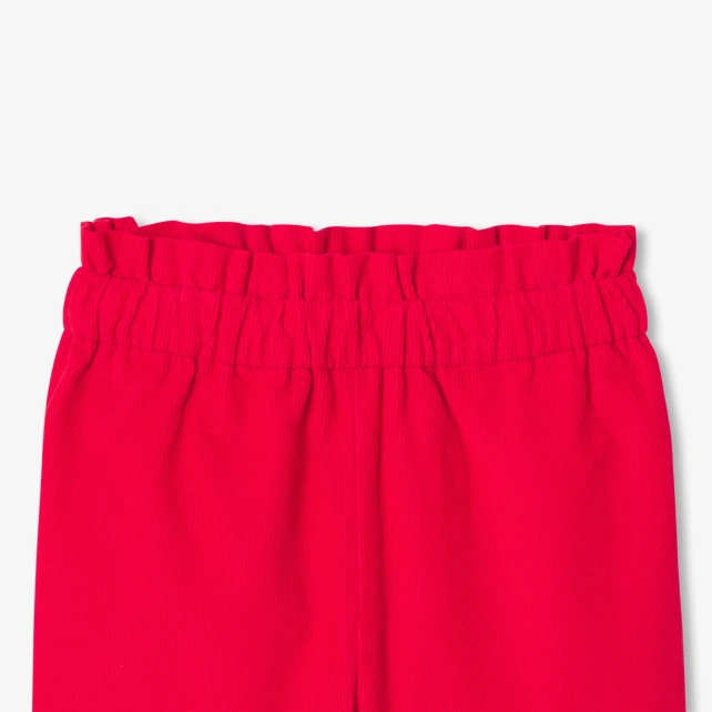 Pantalon bébé fille en velours milleraies
