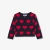Cardigan bébé fille en coton motif cœur