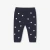 Pantalon bébé fille en tricot motif cœur