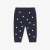 Pantalon bébé fille en tricot motif cœur