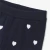 Pantalon bébé fille en tricot motif cœur