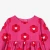 Robe bébé fille en velours milleraies