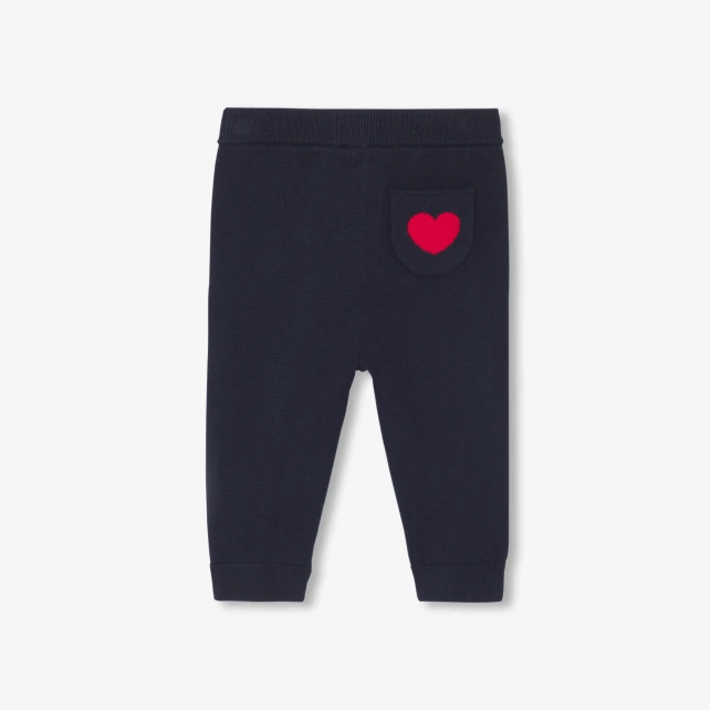 Pantalon bébé fille en tricot