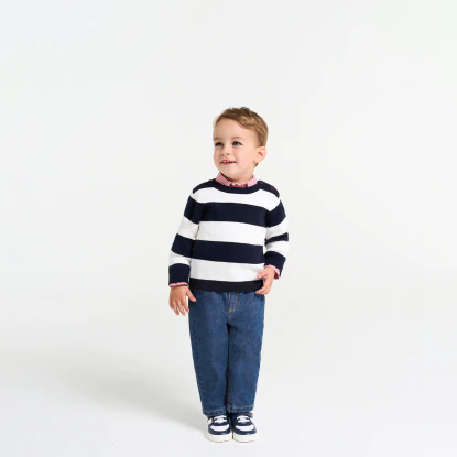 Jean bébé délavage moyen