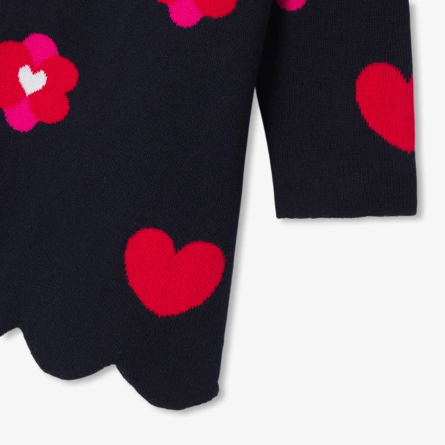 Robe bébé fille en tricot