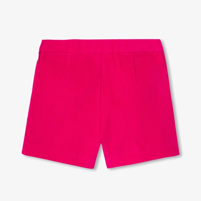 Jupe-short enfant fille en velours