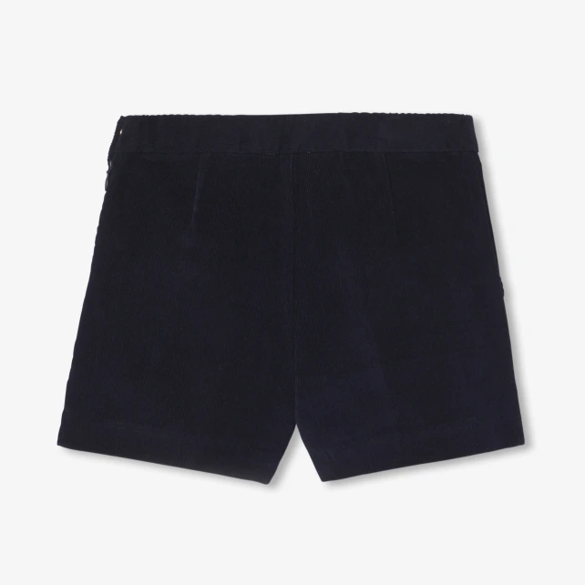Jupe-short enfant fille en velours