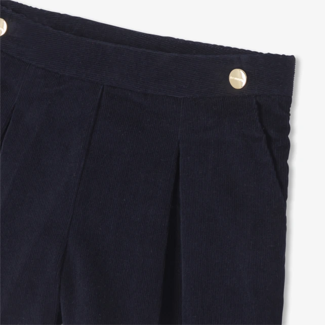 Jupe-short enfant fille en velours