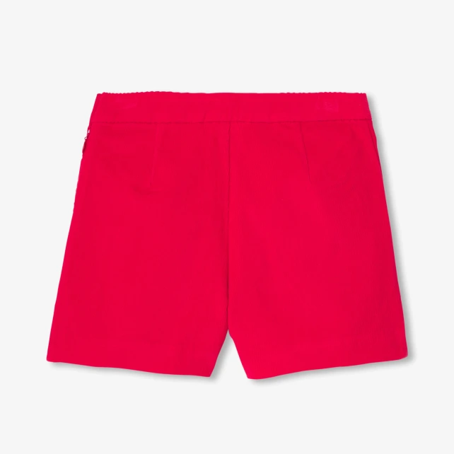 Jupe-short enfant fille en velours