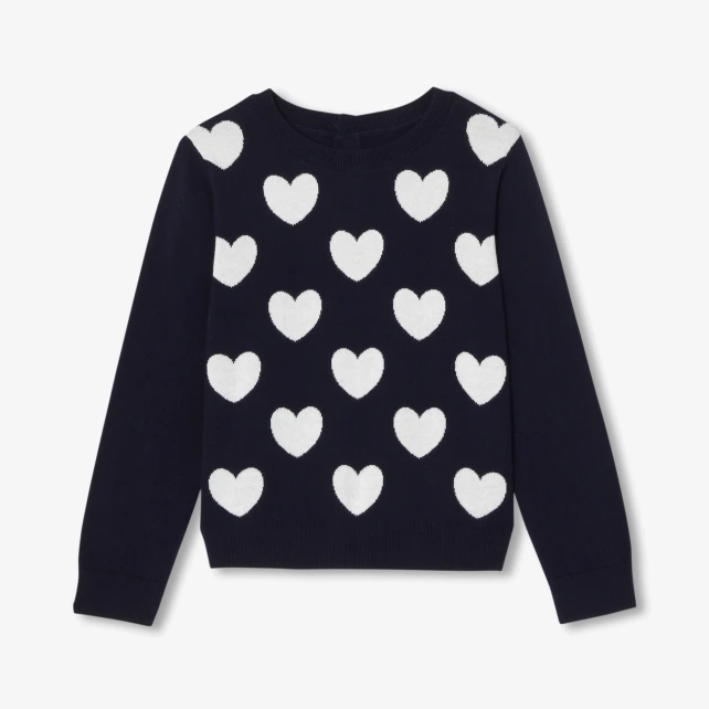 Pull enfant fille en coton