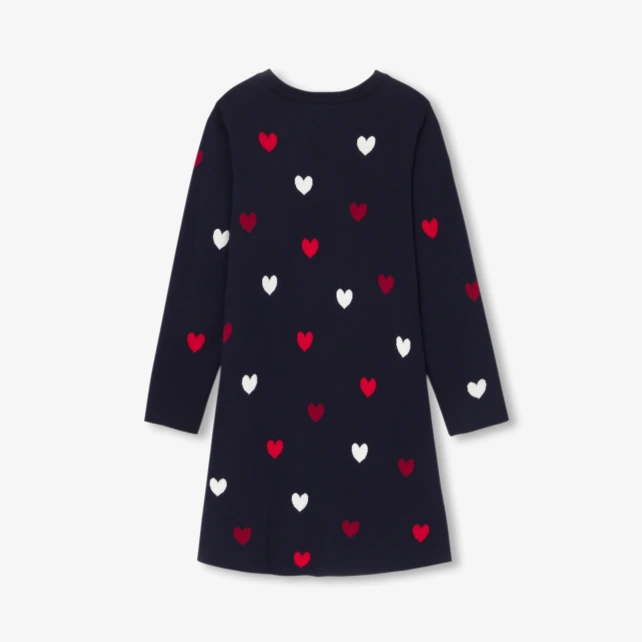 Robe enfant fille en tricot jersey