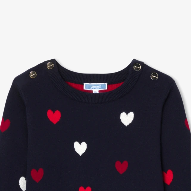 Robe enfant fille en tricot jersey