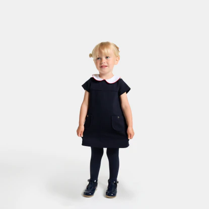 Robe bébé fille manches courtes