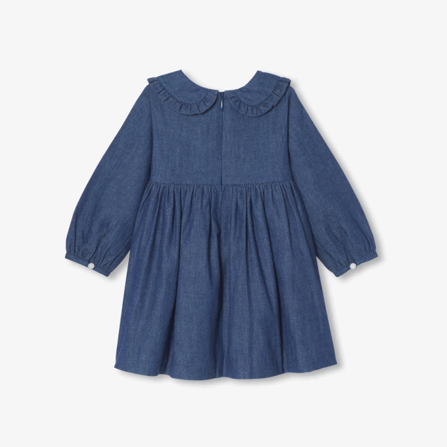 Robe bébé fille en jean léger