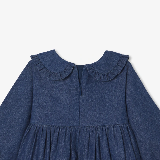 Robe bébé fille en jean léger