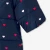 Doudoune bébé fille motif cœur