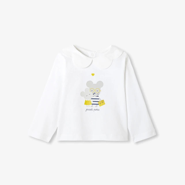T-shirt bébé fille manches longues