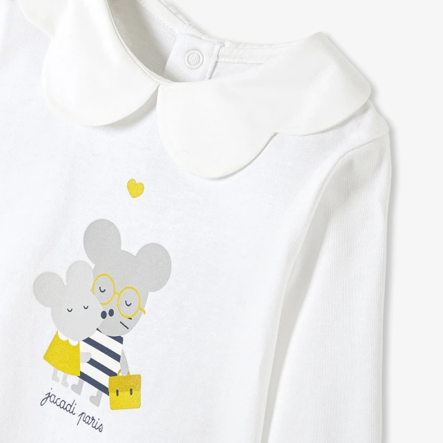 T-shirt bébé fille manches longues
