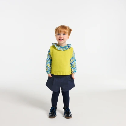 Short bébé fille en jean