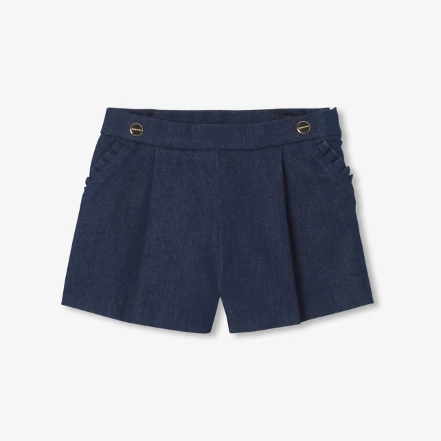 Short bébé fille en jean