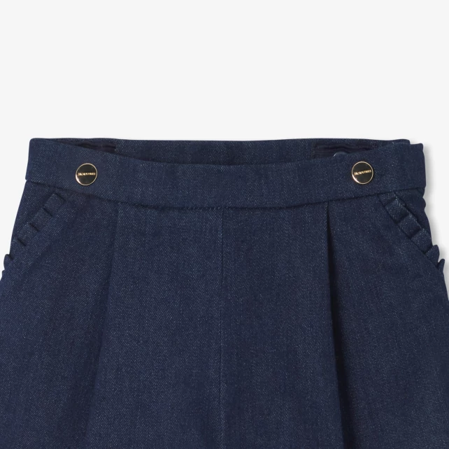 Short bébé fille en jean