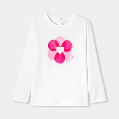 T-shirt enfant fille en coton
