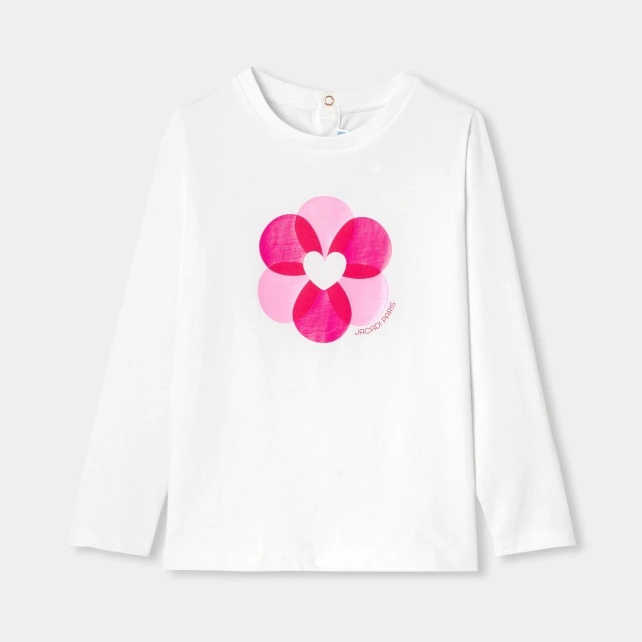T-shirt enfant fille en coton
