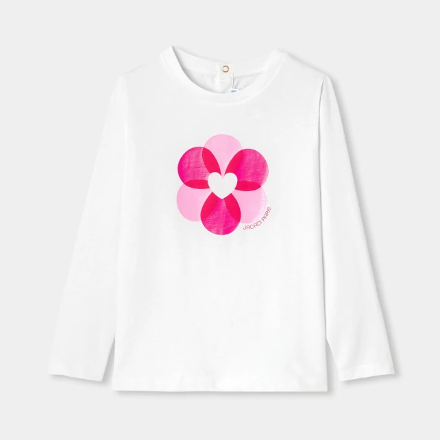 T-shirt enfant fille en coton