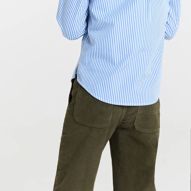 Pantalon enfant garçon en velours côtelé